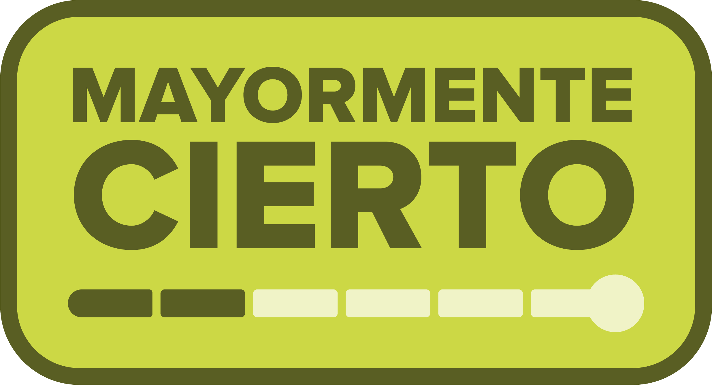 Categoría Mayormente Cierto